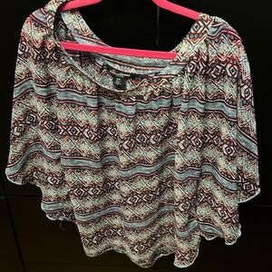 Cutest fancy sleeves top